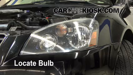 Headlight Bulb Replacement: 2006 Nissan Altima SE 3.5L V6